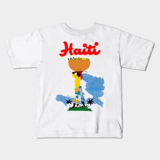 Haiti Vintage Style Kids T-Shirt